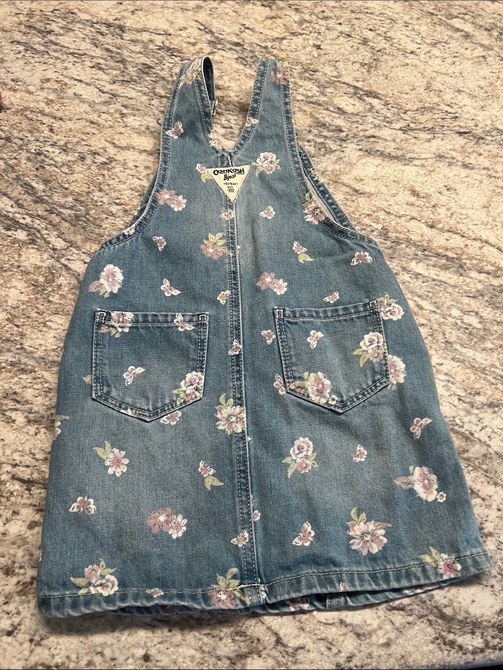 Oshkosh B’gosh Dress Overall Bundle - Set of 2 Preloved EUC - Picture 7 of 7